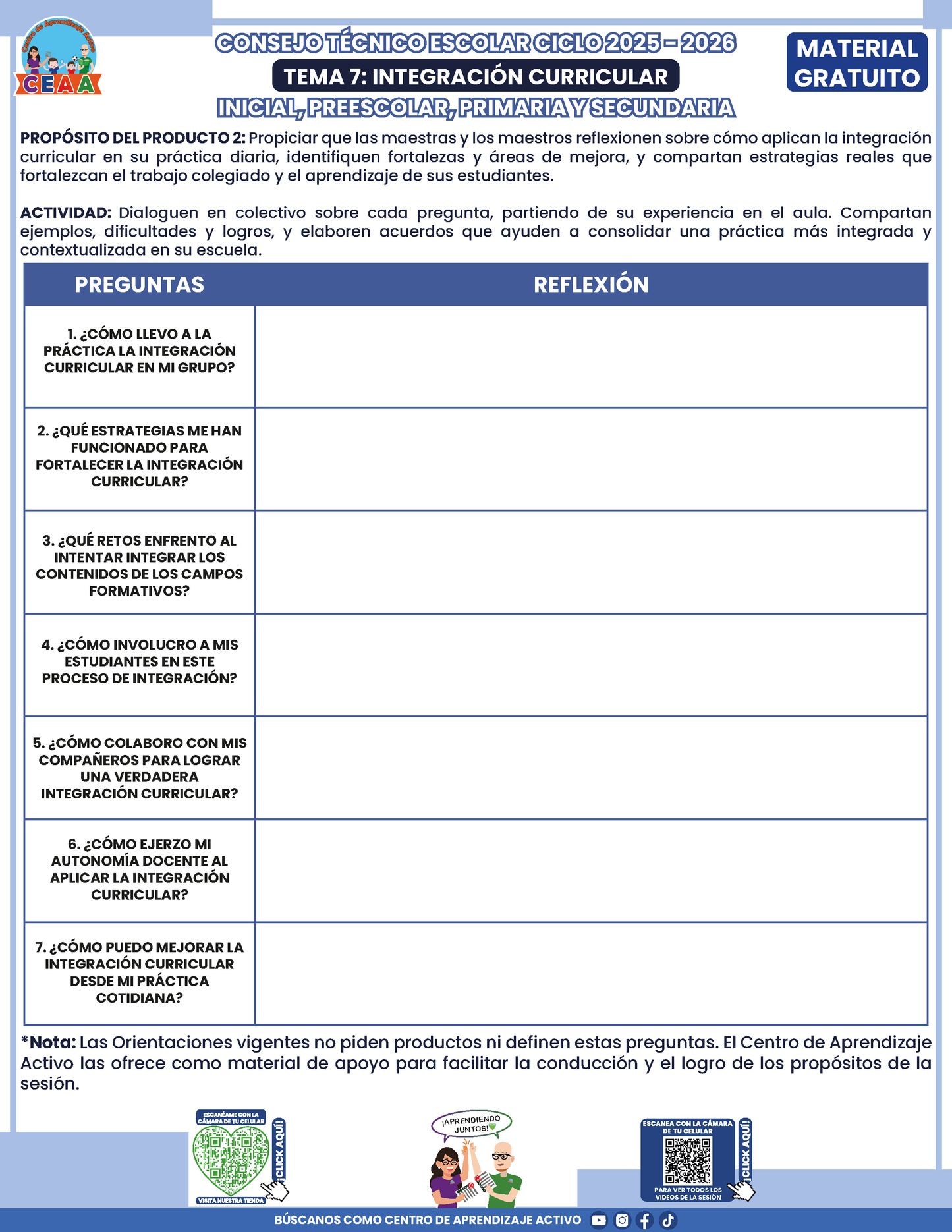 Formato de Productos CTE: Tema 7 en PDF