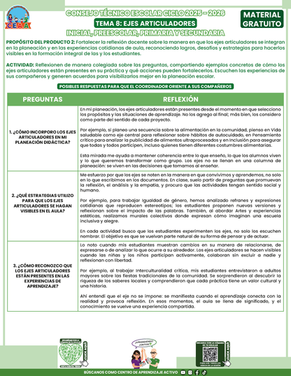 Formato de Productos CTE: Tema 8 en PDF