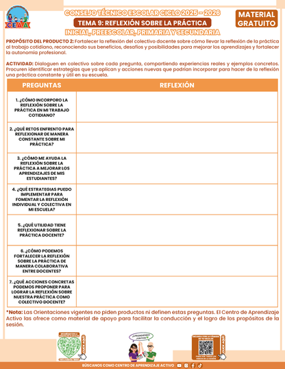 Formato de Productos CTE: Tema 9 en PDF