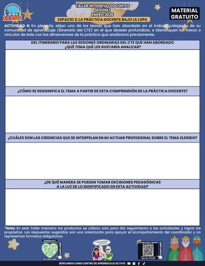 Formato de Productos Taller Intensivo Docentes Sesión 1 en PDF