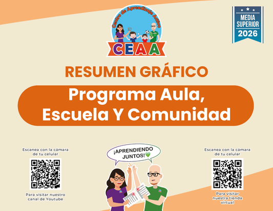 Resumen Gráfico: Programa Aula, Escuela Y Comunidad - Media Superior