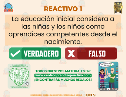 Cuadernillo de Estudios - Programa Sintético Fase 1 - Verdadero o Falso en PDF