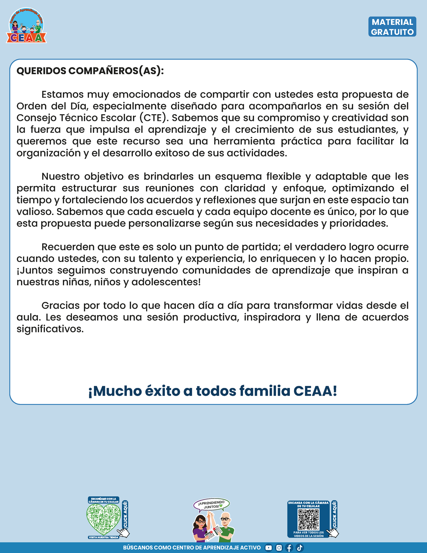 Propuesta Orden del Día Tema 10: TRABAJO CON LAS FAMILIAS en PDF