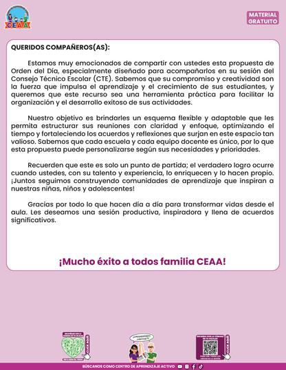 Propuesta Orden del Día Tema 1: PLANEACIÓN DIDÁCTICA en PDF