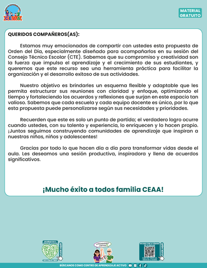 Propuesta Orden del Día Tema 2: PROGRAMA ANALÍTICO en PDF