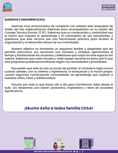 Propuesta Orden del Día Tema 4: PROGRAMA DE MEJORA CONTINUA en PDF