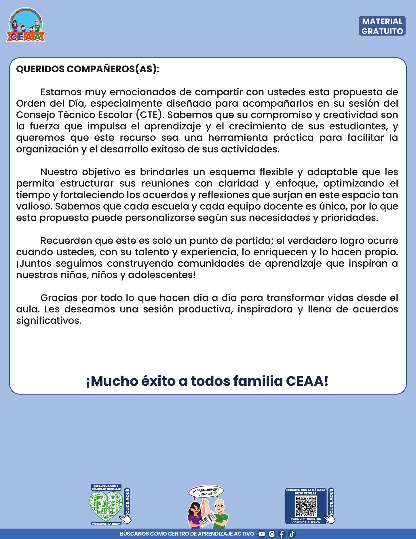 Propuesta Orden del Día Tema 7: INTEGRACIÓN CURRICULAR en PDF