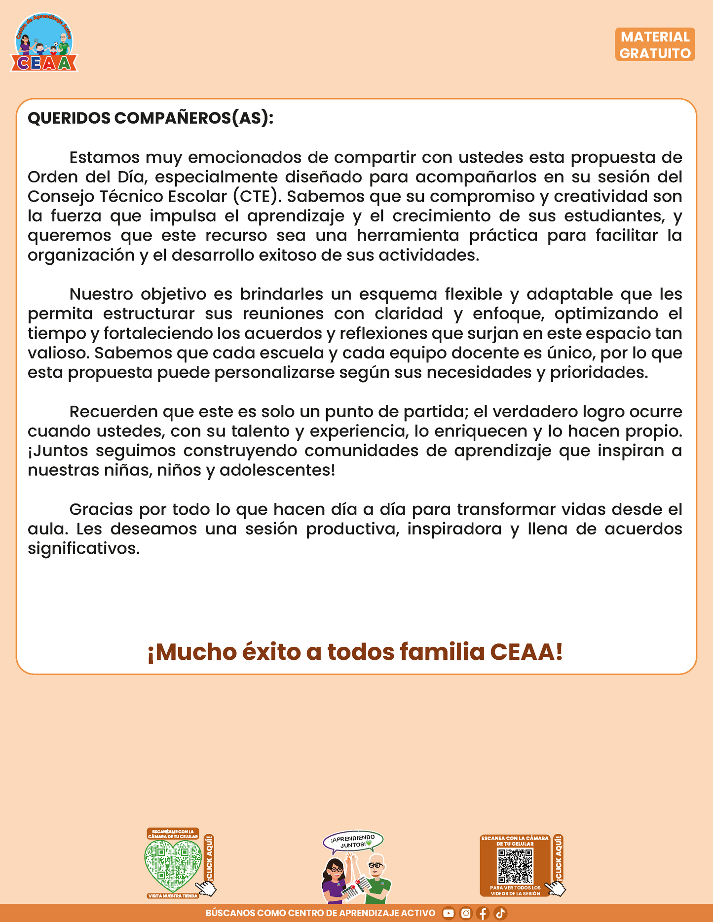 Propuesta Orden del Día Tema 9: REFLEXIÓN SOBRE LA PRÁCTICA en PDF
