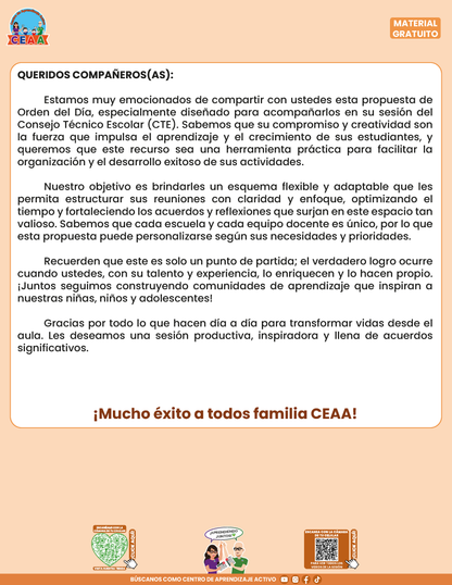 Propuesta Orden del Día Tema 9: REFLEXIÓN SOBRE LA PRÁCTICA en PDF