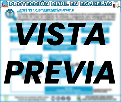 Infografía PROTECCIÓN CIVIL EN ESCUELAS