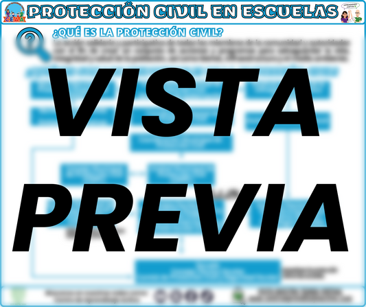 Infografía PROTECCIÓN CIVIL EN ESCUELAS