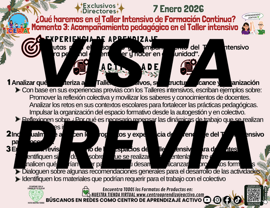 Infografía ¿Qué Haremos en la Sesión del Taller Intensivo de Directores? Momento 3