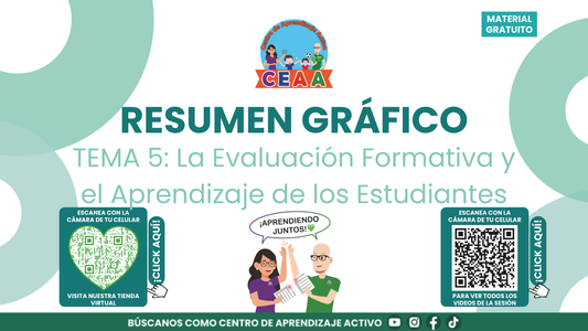 RESUMEN GRÁFICO TEMA 5: LA EVALUACIÓN FORMATIVA Y EL APRENDIZAJE DE LOS ESTUDIANTES en PDF