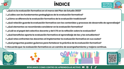 RESUMEN GRÁFICO TEMA 5: LA EVALUACIÓN FORMATIVA Y EL APRENDIZAJE DE LOS ESTUDIANTES en PDF