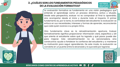 RESUMEN GRÁFICO TEMA 5: LA EVALUACIÓN FORMATIVA Y EL APRENDIZAJE DE LOS ESTUDIANTES en PDF