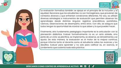 RESUMEN GRÁFICO TEMA 5: LA EVALUACIÓN FORMATIVA Y EL APRENDIZAJE DE LOS ESTUDIANTES en PDF