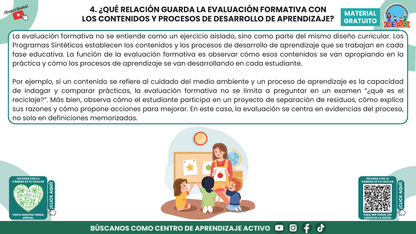 RESUMEN GRÁFICO TEMA 5: LA EVALUACIÓN FORMATIVA Y EL APRENDIZAJE DE LOS ESTUDIANTES en PDF