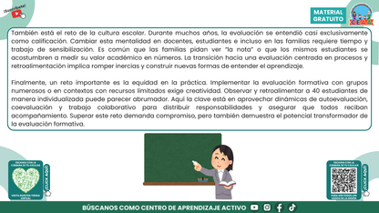 RESUMEN GRÁFICO TEMA 5: LA EVALUACIÓN FORMATIVA Y EL APRENDIZAJE DE LOS ESTUDIANTES en PDF