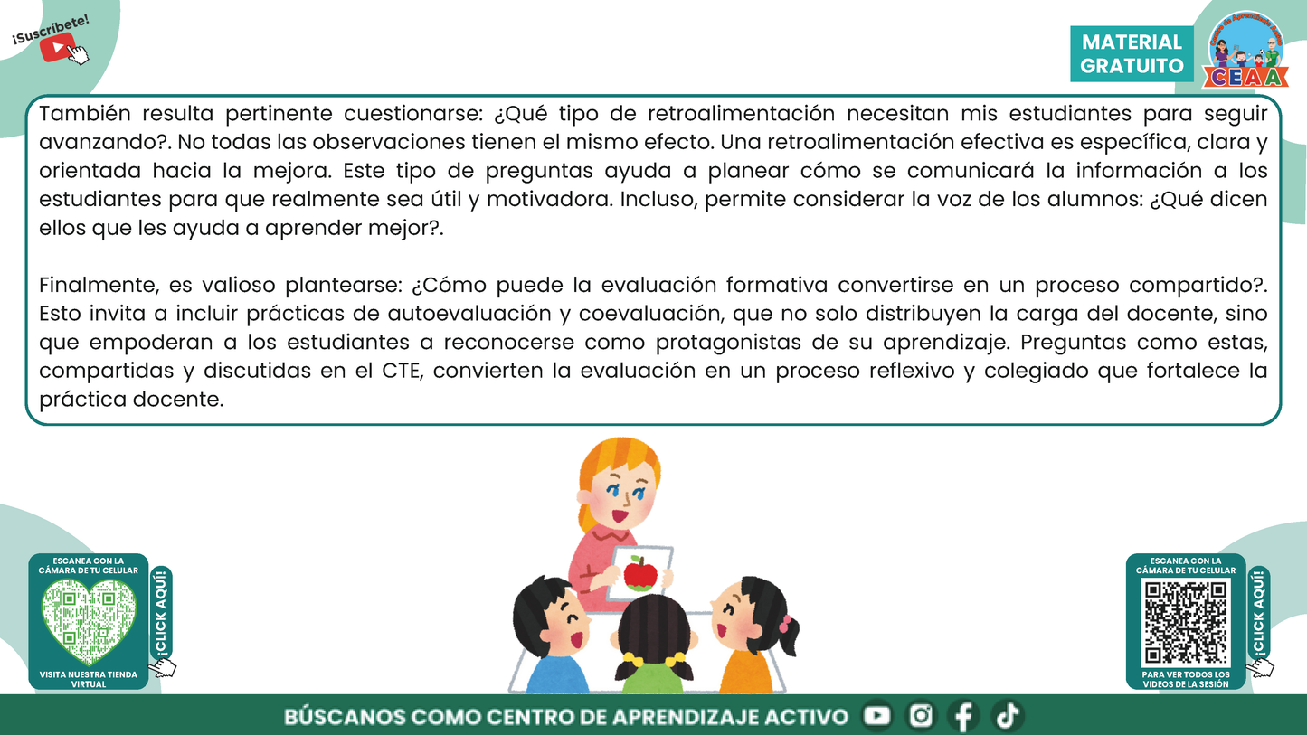 RESUMEN GRÁFICO TEMA 5: LA EVALUACIÓN FORMATIVA Y EL APRENDIZAJE DE LOS ESTUDIANTES en PDF
