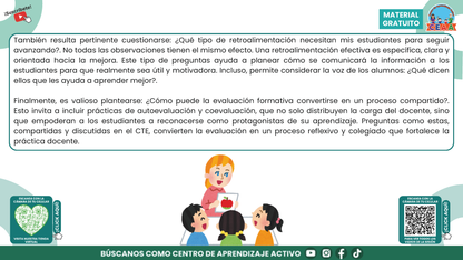RESUMEN GRÁFICO TEMA 5: LA EVALUACIÓN FORMATIVA Y EL APRENDIZAJE DE LOS ESTUDIANTES en PDF