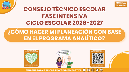 Resumen: CONSEJO CONSEJO TÉCNICO ESCOLAR FASE INTENSIVA CICLO ESCOLAR 2026-2027 - MI PLANEACIÓN: ¿CÓMO HACER MI PLANEACIÓN CON BASE EN EL PROGRAMA ANALÍTICO? en PDF