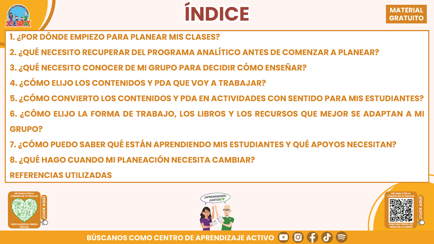 RESUMEN Y ACOMPAÑAMIENTO DOCENTE TEMA: ¿CÓMO HACER MI PLANEACIÓN CON BASE EN EL PROGRAMA ANALÍTICO? en PDF