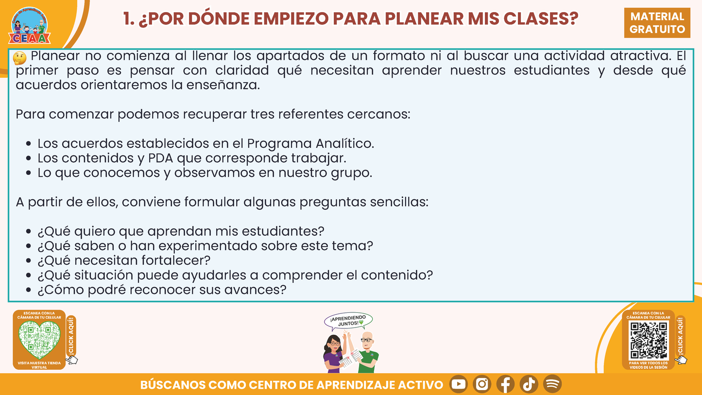 RESUMEN Y ACOMPAÑAMIENTO DOCENTE TEMA: ¿CÓMO HACER MI PLANEACIÓN CON BASE EN EL PROGRAMA ANALÍTICO? en PDF