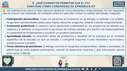 RESUMEN Y ACOMPAÑAMIENTO DOCENTE TEMA: EL CTE COMO COMUNIDAD DE APRENDIZAJE UNA RUTA PARA DIALOGAR, APRENDER Y TOMAR DECISIONES EN COLECTIVO en PDF