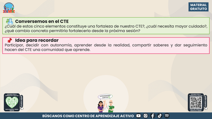 RESUMEN Y ACOMPAÑAMIENTO DOCENTE TEMA: EL CTE COMO COMUNIDAD DE APRENDIZAJE UNA RUTA PARA DIALOGAR, APRENDER Y TOMAR DECISIONES EN COLECTIVO en PDF