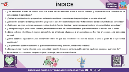 Resumen Gráfico: ¿CUÁL ES MI PAPEL COMO DIRECTOR O SUPERVISOR PARA FORTALECER LA COMUNIDAD DE APRENDIZAJE DE MI ESCUELA O ZONA? en PDF
