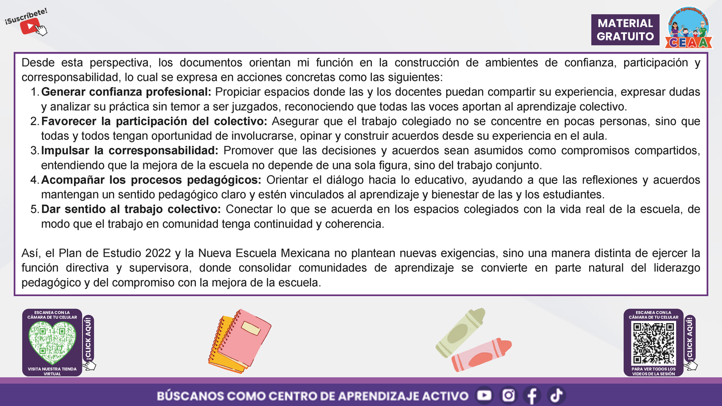 Resumen Gráfico: ¿CUÁL ES MI PAPEL COMO DIRECTOR O SUPERVISOR PARA FORTALECER LA COMUNIDAD DE APRENDIZAJE DE MI ESCUELA O ZONA? en PDF