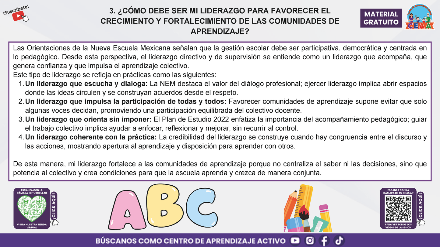Resumen Gráfico: ¿CUÁL ES MI PAPEL COMO DIRECTOR O SUPERVISOR PARA FORTALECER LA COMUNIDAD DE APRENDIZAJE DE MI ESCUELA O ZONA? en PDF