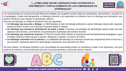 Resumen Gráfico: ¿CUÁL ES MI PAPEL COMO DIRECTOR O SUPERVISOR PARA FORTALECER LA COMUNIDAD DE APRENDIZAJE DE MI ESCUELA O ZONA? en PDF