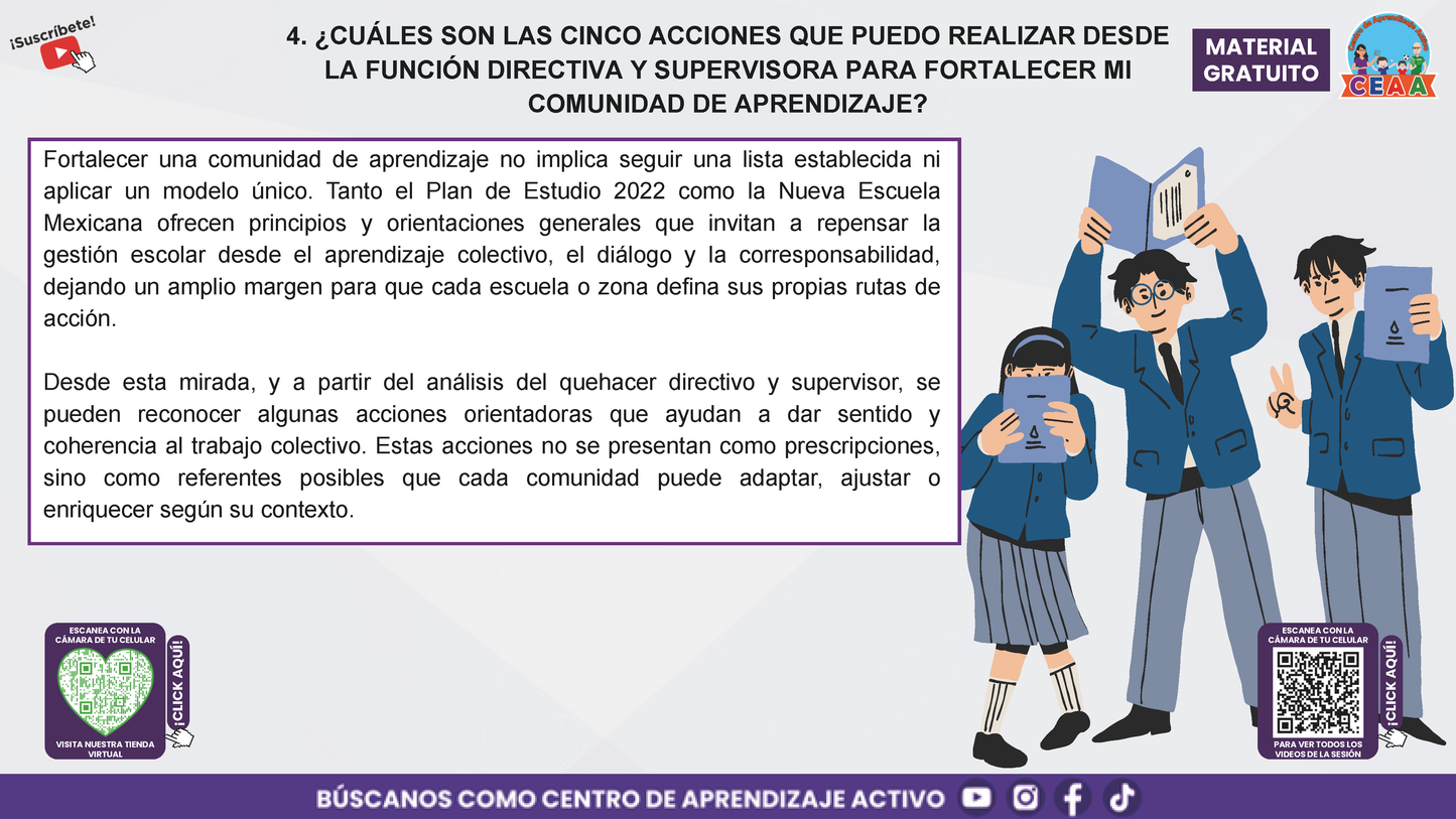 Resumen Gráfico: ¿CUÁL ES MI PAPEL COMO DIRECTOR O SUPERVISOR PARA FORTALECER LA COMUNIDAD DE APRENDIZAJE DE MI ESCUELA O ZONA? en PDF