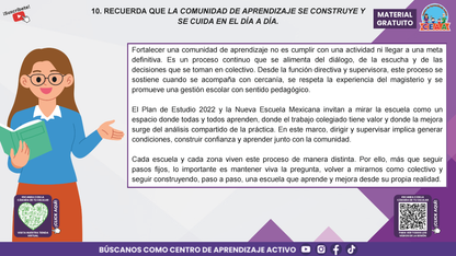 Resumen Gráfico: ¿CUÁL ES MI PAPEL COMO DIRECTOR O SUPERVISOR PARA FORTALECER LA COMUNIDAD DE APRENDIZAJE DE MI ESCUELA O ZONA? en PDF