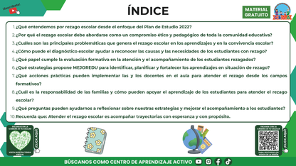 RESUMEN GRÁFICO TEMA 11: ¿QUÉ ES EL REZAGO ESCOLAR Y CÓMO SE PUEDE ATENDER? en PDF