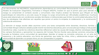 RESUMEN GRÁFICO TEMA 11: ¿QUÉ ES EL REZAGO ESCOLAR Y CÓMO SE PUEDE ATENDER? en PDF