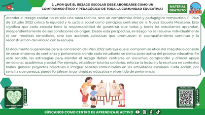 RESUMEN GRÁFICO TEMA 11: ¿QUÉ ES EL REZAGO ESCOLAR Y CÓMO SE PUEDE ATENDER? en PDF
