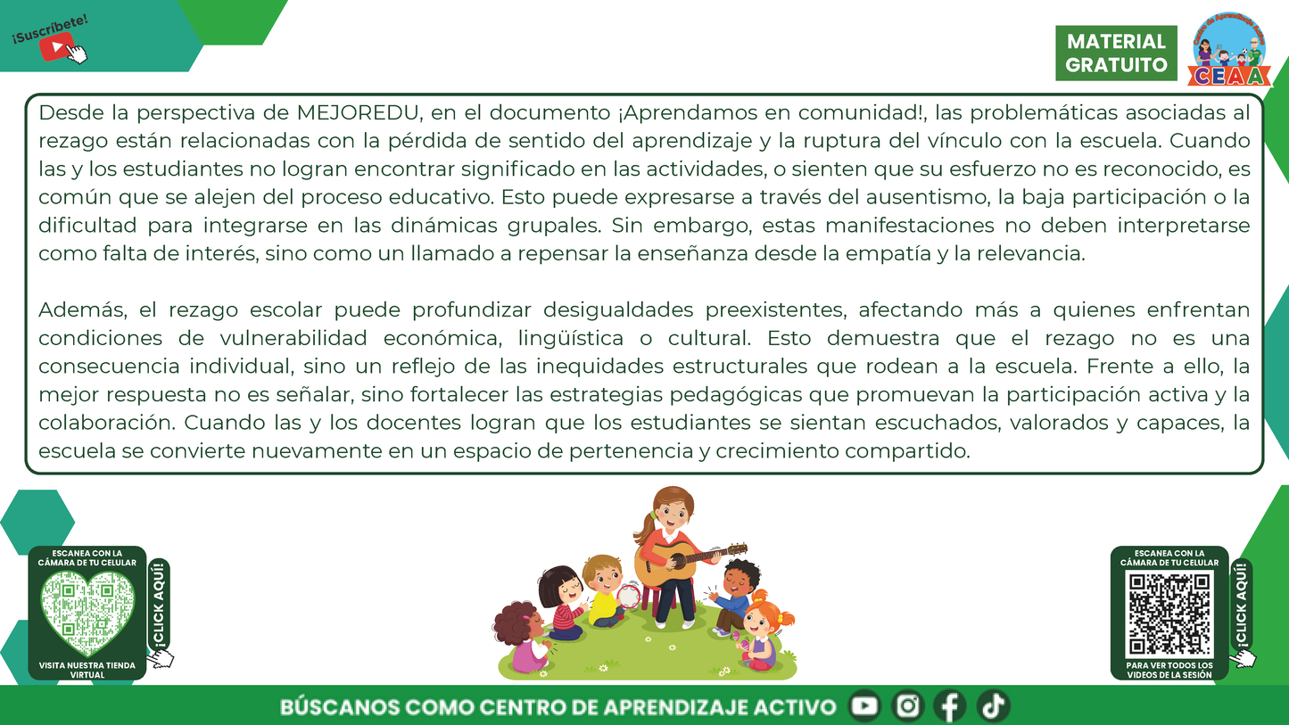RESUMEN GRÁFICO TEMA 11: ¿QUÉ ES EL REZAGO ESCOLAR Y CÓMO SE PUEDE ATENDER? en PDF