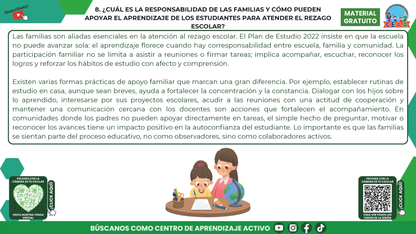 RESUMEN GRÁFICO TEMA 11: ¿QUÉ ES EL REZAGO ESCOLAR Y CÓMO SE PUEDE ATENDER? en PDF