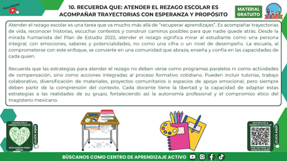 RESUMEN GRÁFICO TEMA 11: ¿QUÉ ES EL REZAGO ESCOLAR Y CÓMO SE PUEDE ATENDER? en PDF