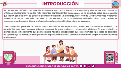 RESUMEN GRÁFICO TEMA 1: LA PLANEACIÓN DIDÁCTICA EN EL PLAN DE ESTUDIOS 2022 (Editable en PowerPoint)