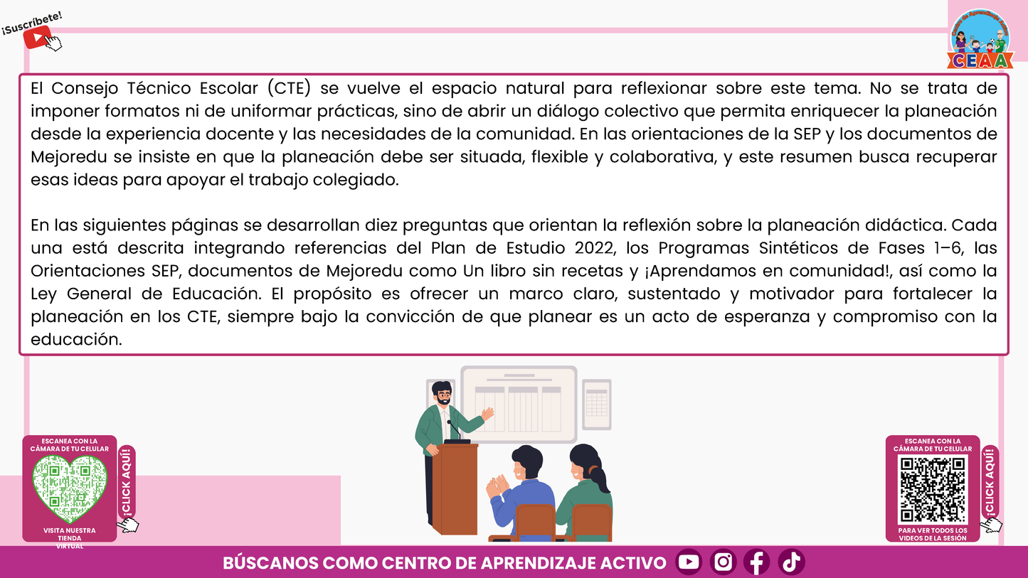 RESUMEN GRÁFICO TEMA 1: LA PLANEACIÓN DIDÁCTICA EN EL PLAN DE ESTUDIOS 2022 (Editable en PowerPoint)