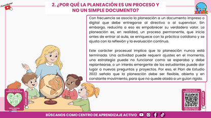 RESUMEN GRÁFICO TEMA 1: LA PLANEACIÓN DIDÁCTICA EN EL PLAN DE ESTUDIOS 2022 (Editable en PowerPoint)