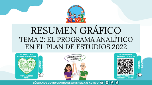 RESUMEN GRÁFICO TEMA 2:EL PROGRAMA ANALÍTICO EN EL PLAN DE ESTUDIOS 2022 (Editable en PowerPoint))