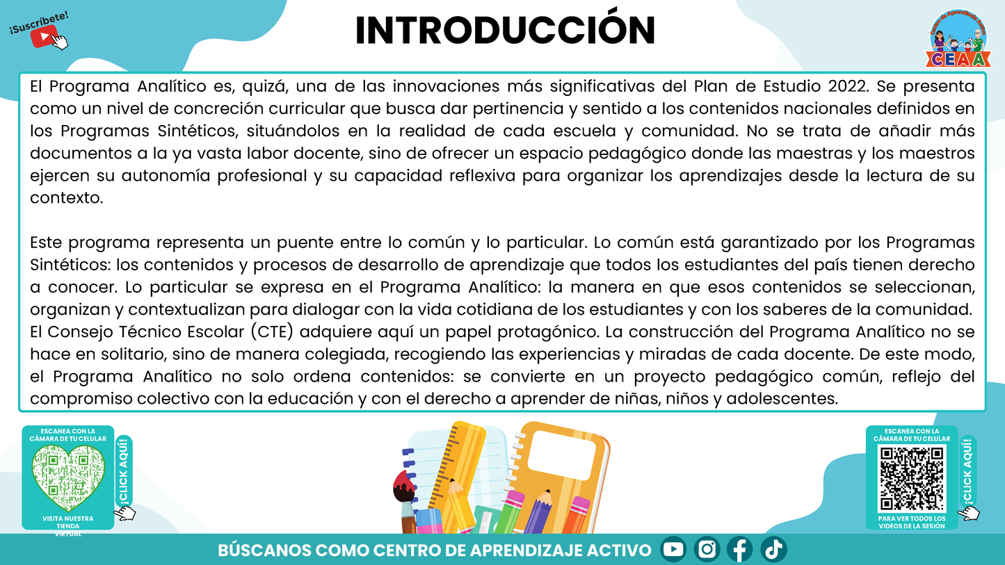 RESUMEN GRÁFICO TEMA 2:EL PROGRAMA ANALÍTICO EN EL PLAN DE ESTUDIOS 2022 (Editable en PowerPoint))
