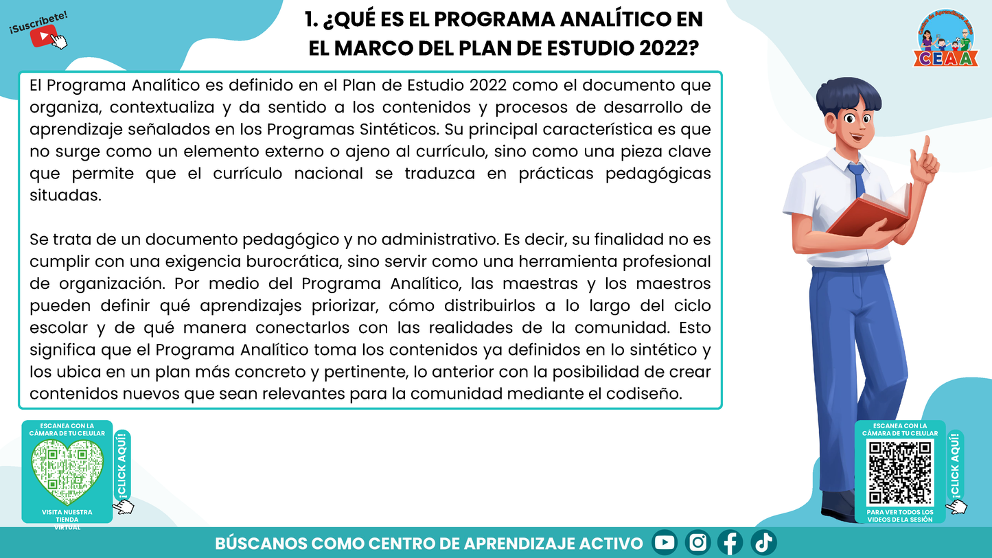 RESUMEN GRÁFICO TEMA 2:EL PROGRAMA ANALÍTICO EN EL PLAN DE ESTUDIOS 2022 (Editable en PowerPoint))