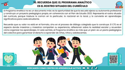 RESUMEN GRÁFICO TEMA 2:EL PROGRAMA ANALÍTICO EN EL PLAN DE ESTUDIOS 2022 (Editable en PowerPoint))