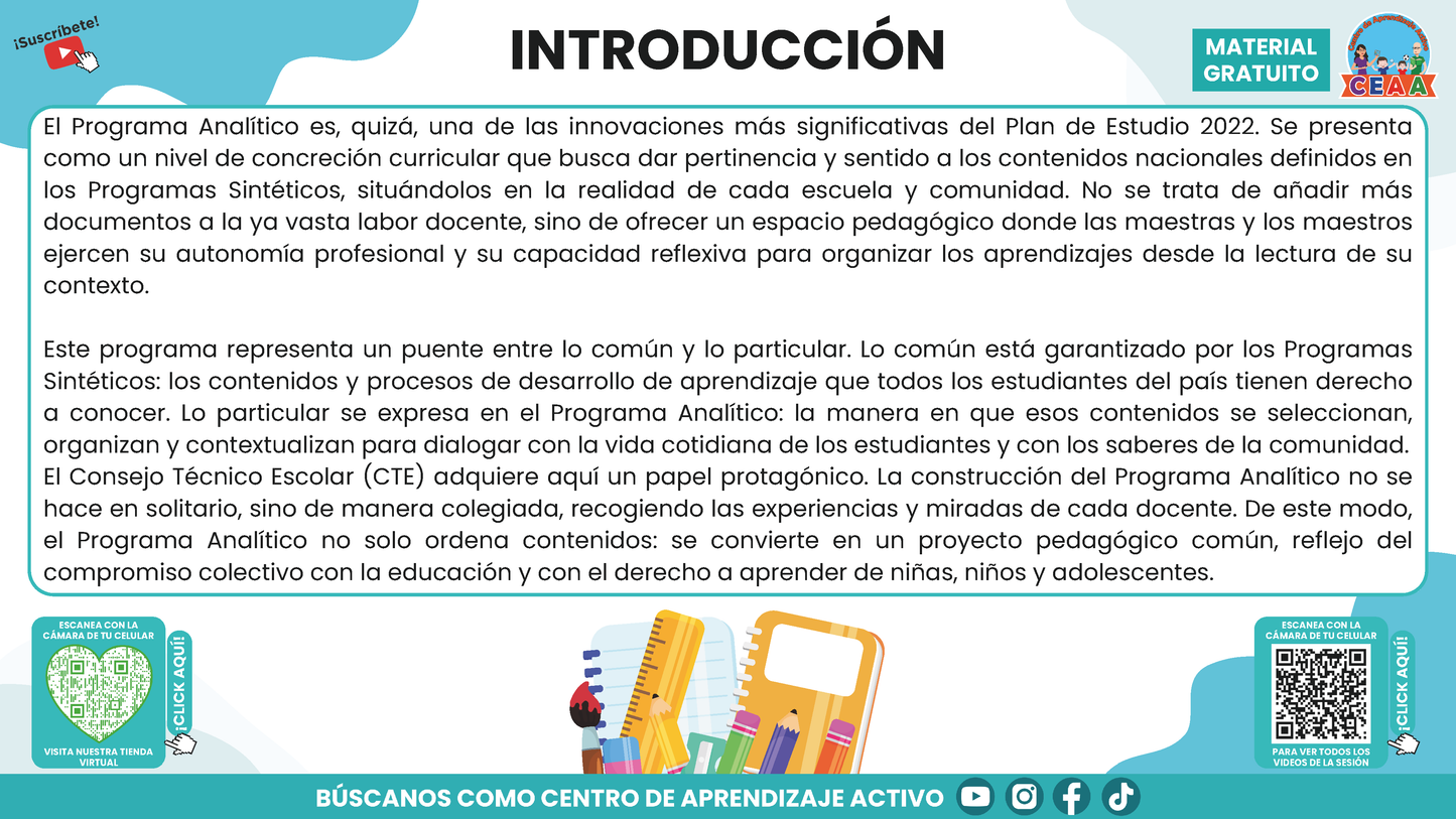 RESUMEN GRÁFICO TEMA 2:EL PROGRAMA ANALÍTICO EN EL PLAN DE ESTUDIOS 2022 en PDF