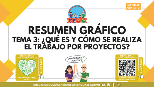 RESUMEN GRÁFICO TEMA 3: ¿QUÉ ES Y CÓMO SE REALIZA EL TRABAJO POR PROYECTOS? en PDF